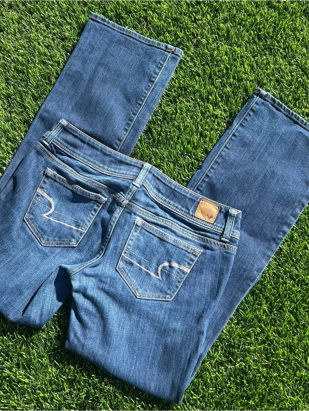 American Eagle Outfitters Women's Blue Bootcut Jeans
